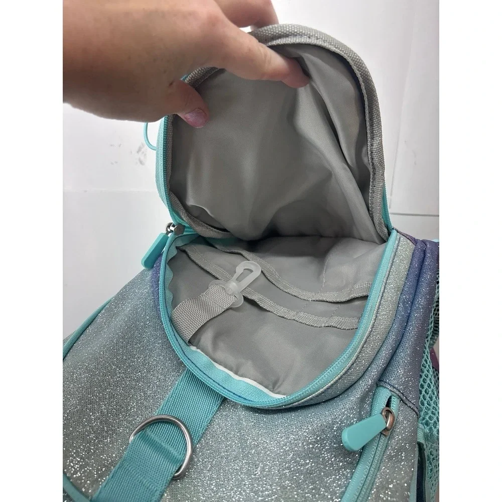 Pottery Barn teens, sparkle, ombre backpack (17 in)